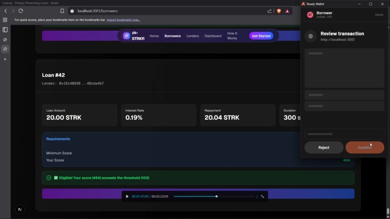 zk-STRKfi – screenshot 1