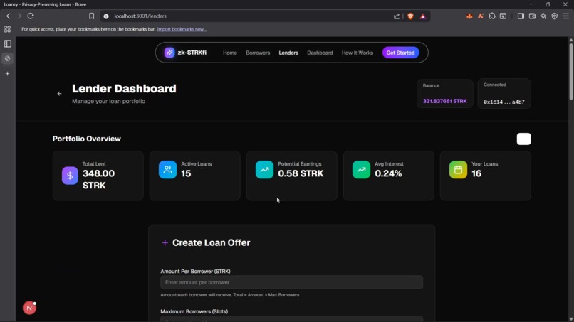 zk-STRKfi – screenshot 3