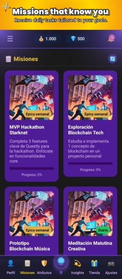 Questly – screenshot 2