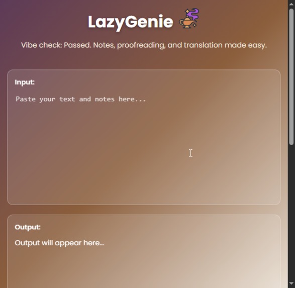 LazyGenie: Your AI Study Sidekick – screenshot 1