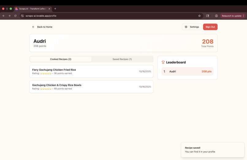 Scraps.AI – screenshot 8