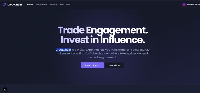 CloutChain – screenshot 2