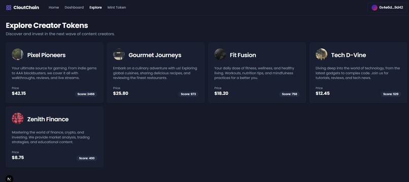 CloutChain – screenshot 3