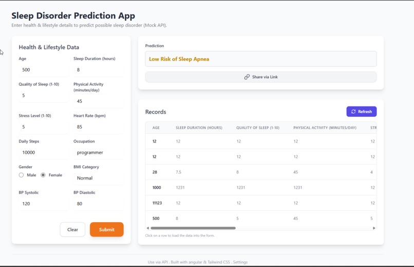 TremorTrack App – screenshot 1