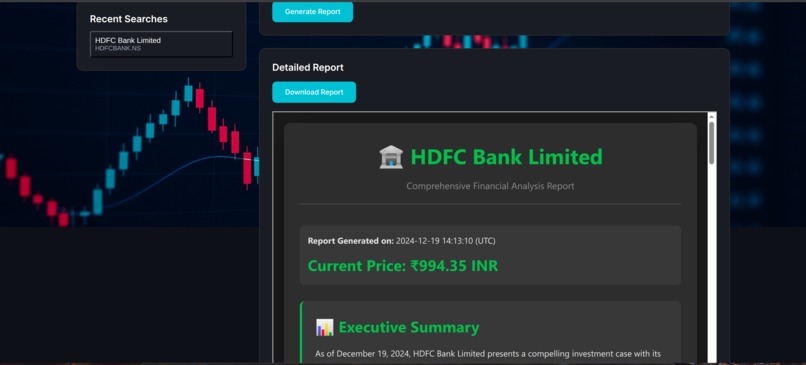 StockEquityX - Your Financial Analyst Agent – screenshot 4