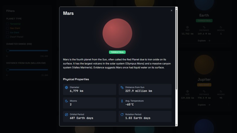 Planet Finder – screenshot 2