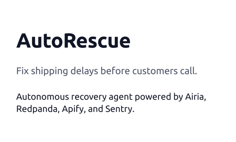 AutoRescue — Agentic Post‑Purchase Rescue – screenshot 1