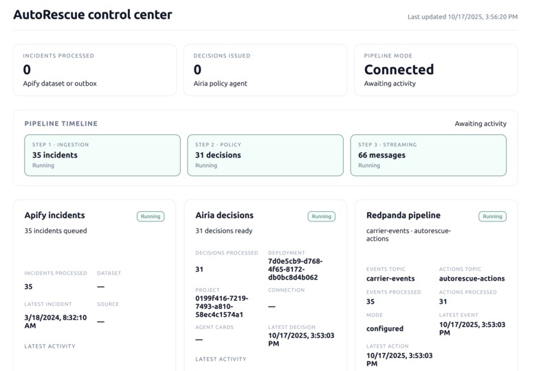 AutoRescue — Agentic Post‑Purchase Rescue – screenshot 2