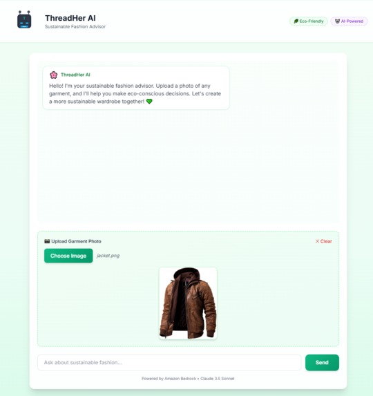 ThreadHer: AI Agent Platform for Sustainable Fashion – screenshot 3