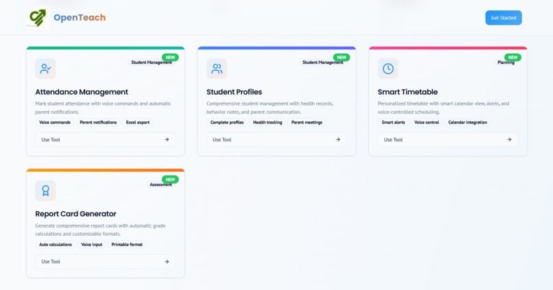 OpenTeach – AI-Powered Adaptive Learning Assistant – screenshot 3