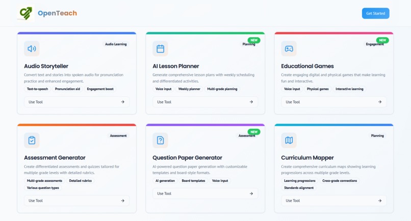 OpenTeach – AI-Powered Adaptive Learning Assistant – screenshot 2