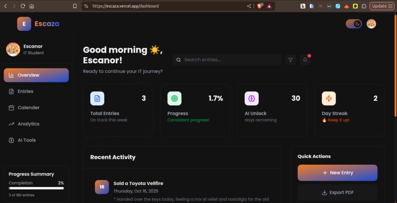 Escaza – screenshot 2