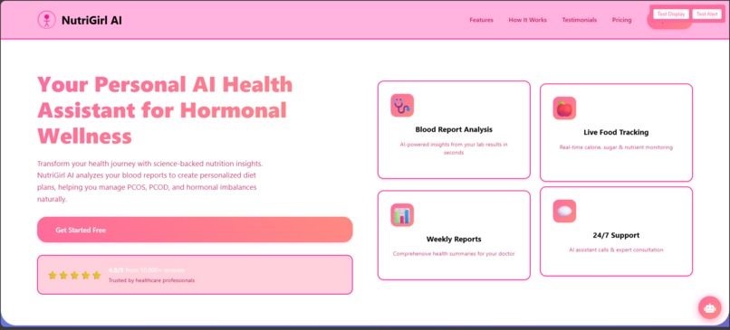 NutriGirl AI – screenshot 1