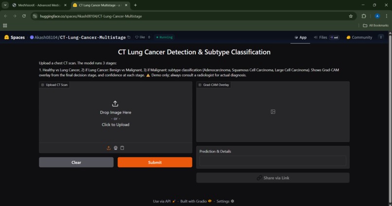 MedVisionX: AI-Powered Medical Image Diagnosis System – screenshot 4