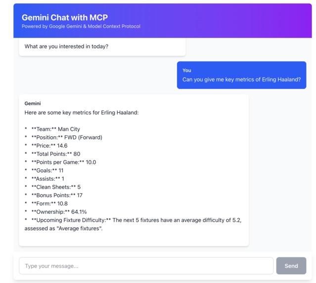 Gemini With MCP Servers – screenshot 2