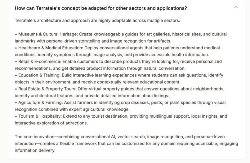  TerraTale - Conversational Eco-Guide with Image Search – screenshot 2