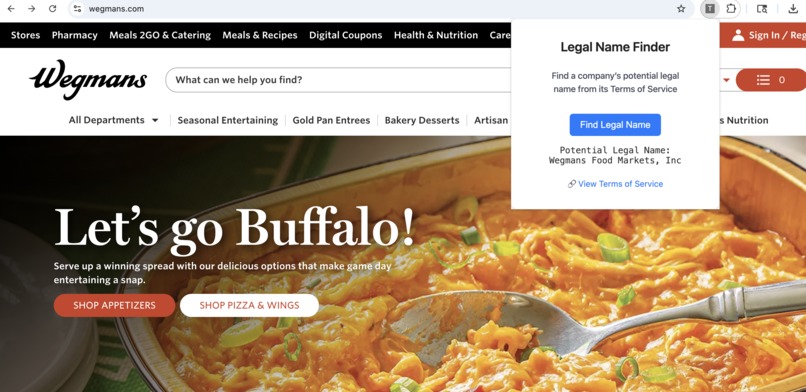 Legal Name Finder – screenshot 3
