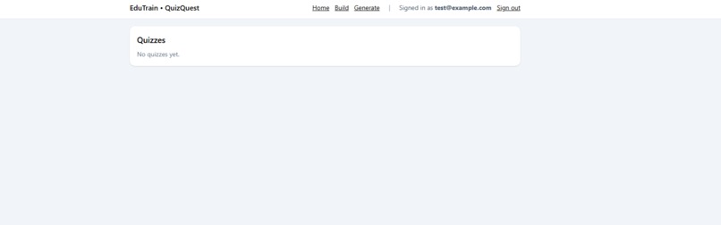 EduTrain - QuizQuest – screenshot 1