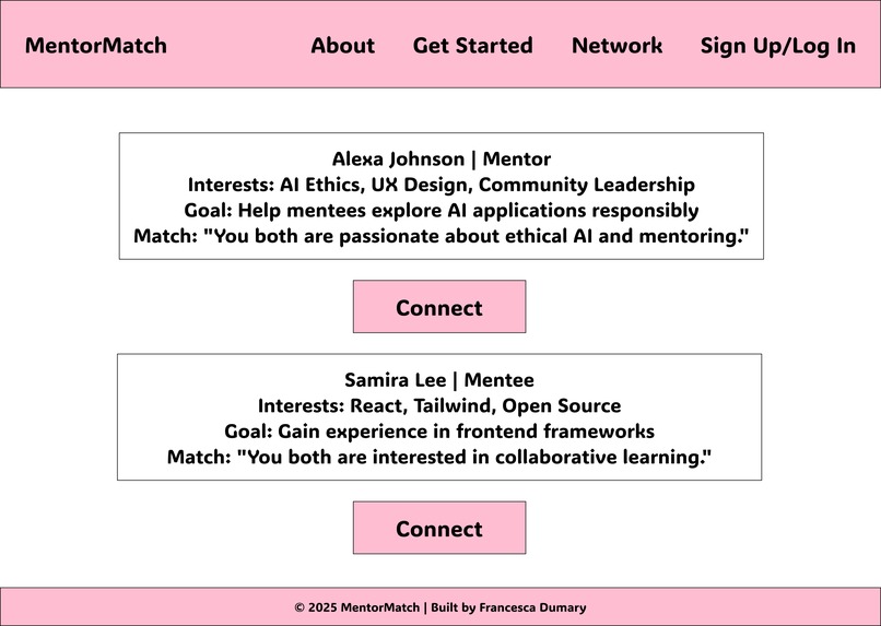 MentorMatch – screenshot 4