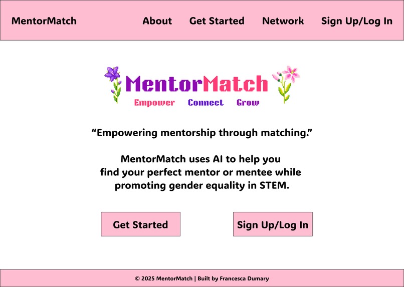 MentorMatch – screenshot 1