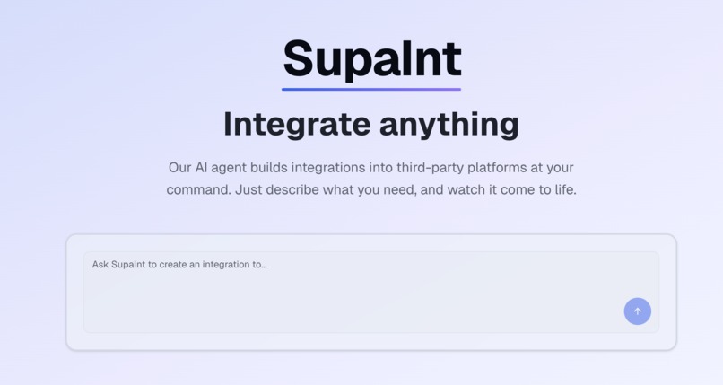 SupaInt Integration Agent – screenshot 1