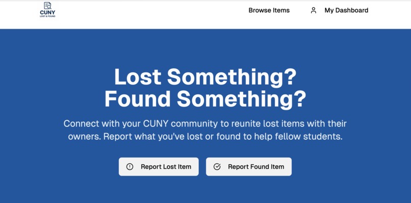 CUNY Lost & Found – screenshot 1