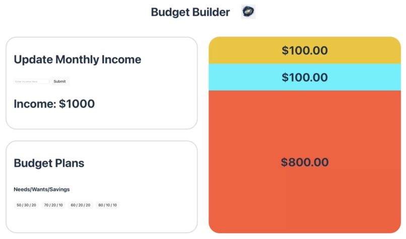 Budget Builder – screenshot 1