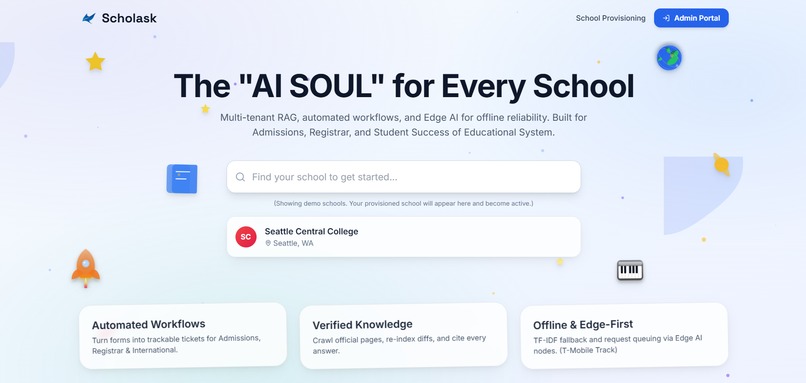 Scholask: The AI Soul of Every School in the Future – screenshot 1