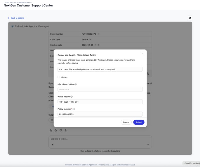 Intelligent Insurance Claims Platform – screenshot 7