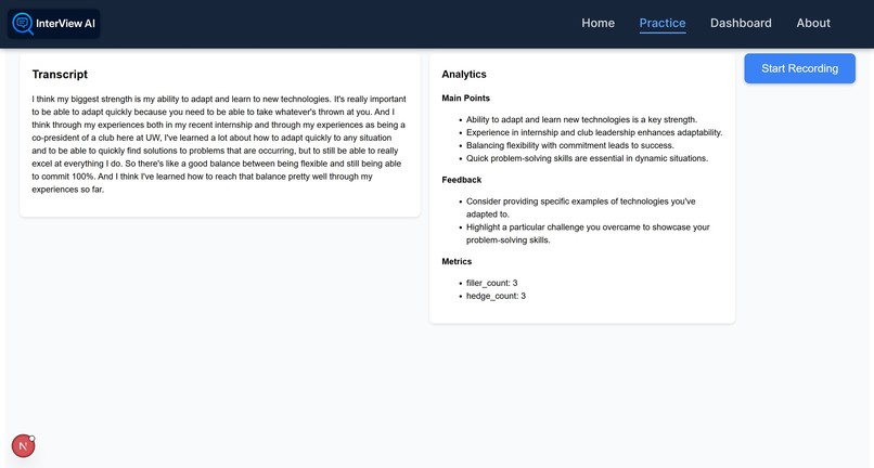 InterView AI – screenshot 3