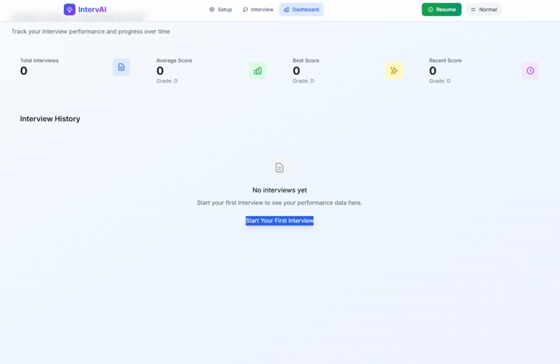 IntervAI – screenshot 2