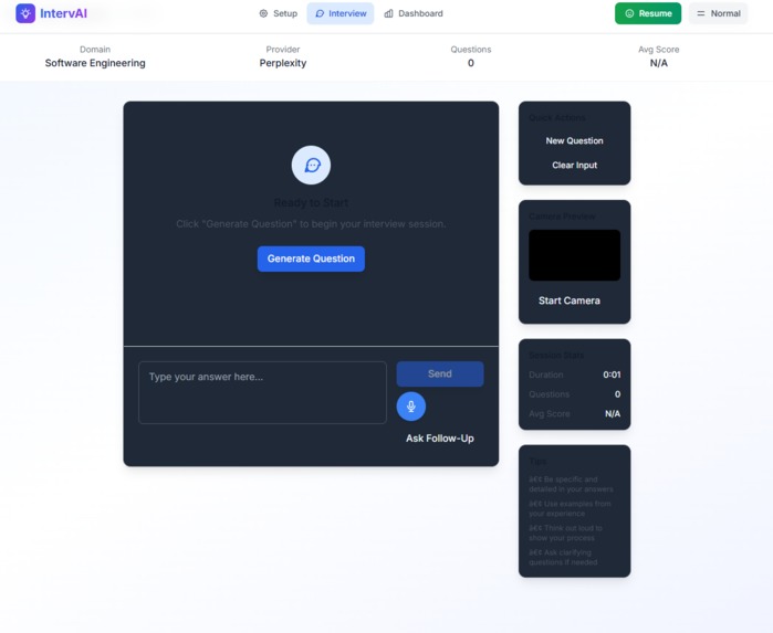 IntervAI – screenshot 3