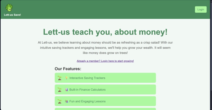 Lett-us – screenshot 1