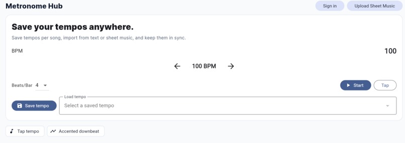 Metronome Hub – screenshot 3