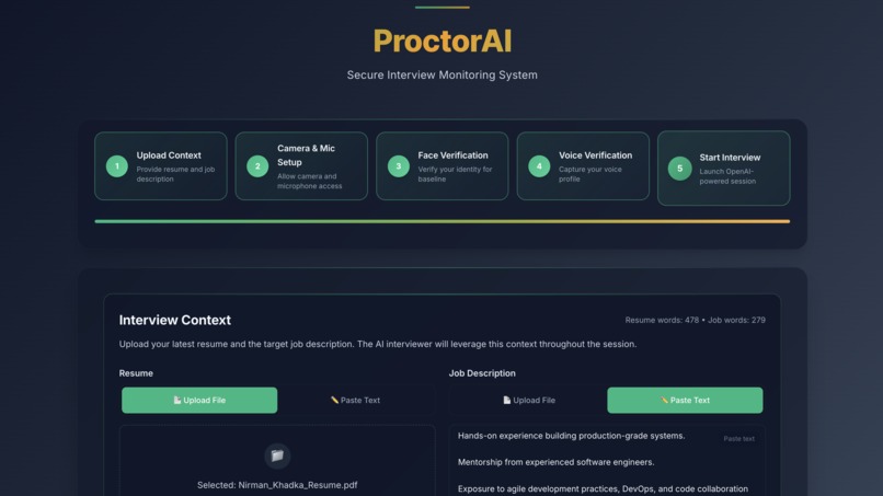 ProctorAI – screenshot 1
