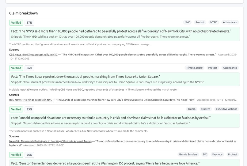 Truth Relay – screenshot 3
