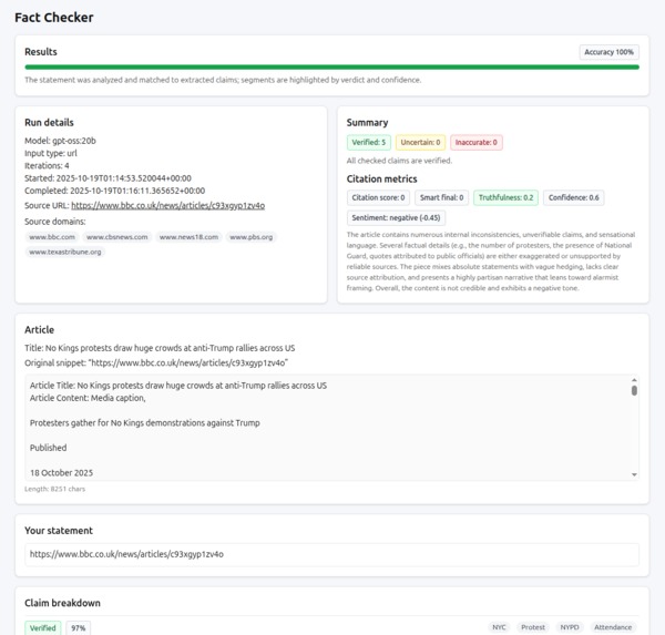 Truth Relay – screenshot 2