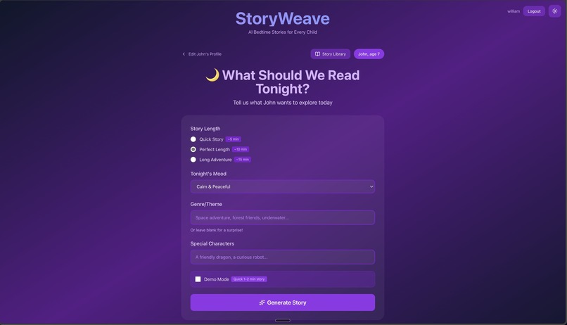 StoryWeave – screenshot 4