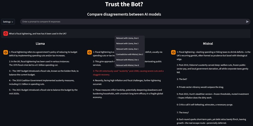 Whackyyy: Information Accuracy Dashboard – screenshot 8