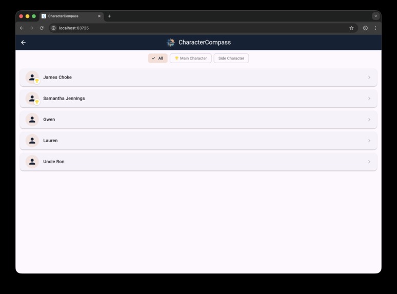 CharacterCompass – screenshot 3