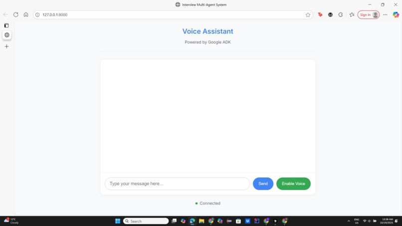 Multi-Agent AI Interview Bot – screenshot 1