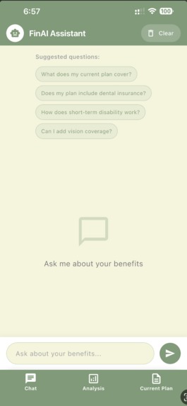 FinAI – screenshot 1