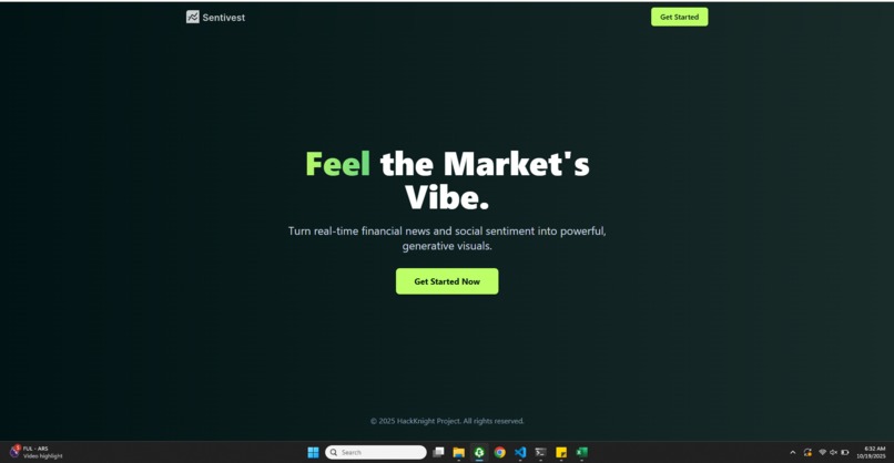 Sentivest – screenshot 1