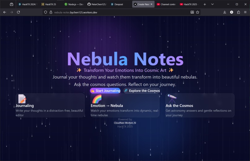 Nebula Notes – screenshot 1