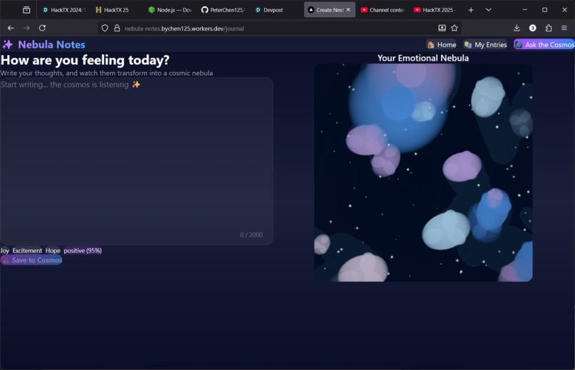 Nebula Notes – screenshot 3