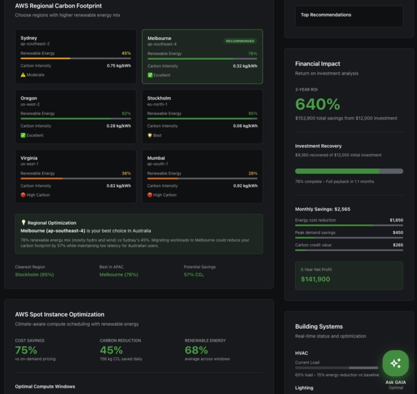 GAIA - Autonomous AI Agent for Climate Solutions – screenshot 4