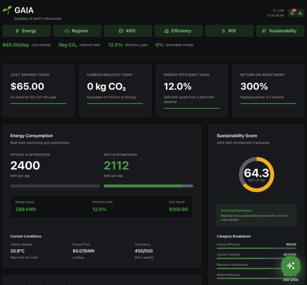 GAIA - Autonomous AI Agent for Climate Solutions – screenshot 7