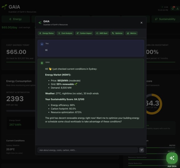 GAIA - Autonomous AI Agent for Climate Solutions – screenshot 8