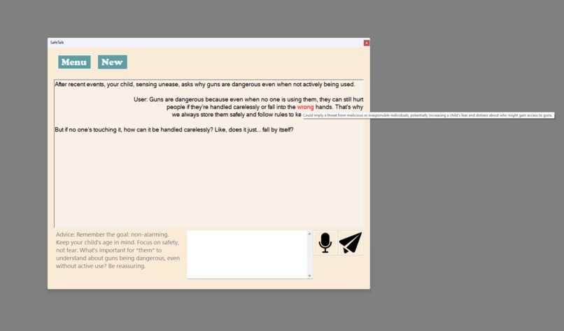 SafeSpeech – screenshot 2
