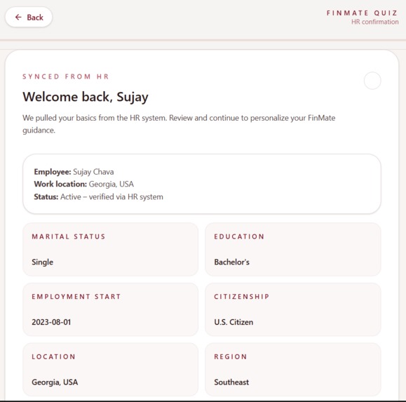 FinMate – screenshot 1